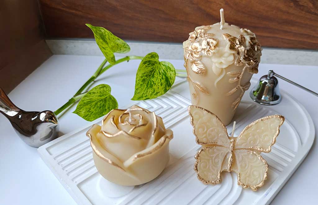 شمع‌ تزئینی و دکوری خاص