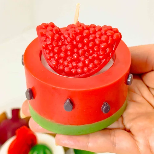 شمع یلدایی میکس انار و هندوانه