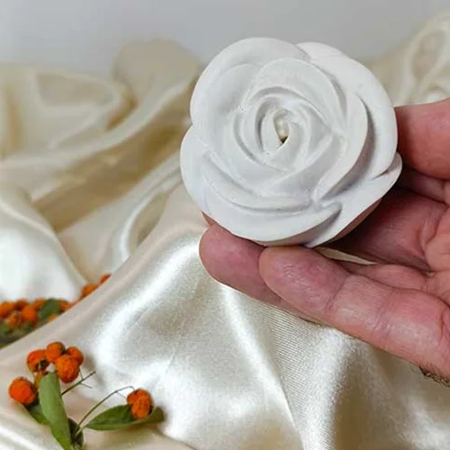 بیس و قالب سیلیکونی گل رز لبه