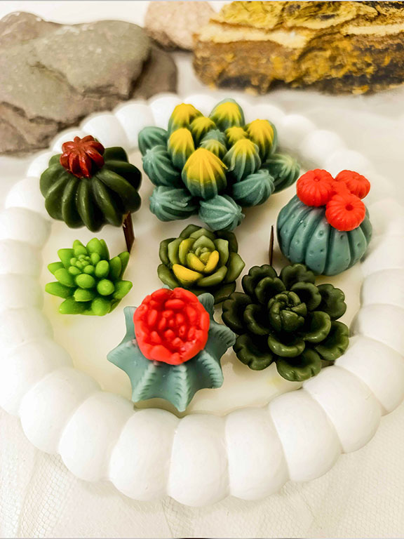 ست شمع کاکتوس