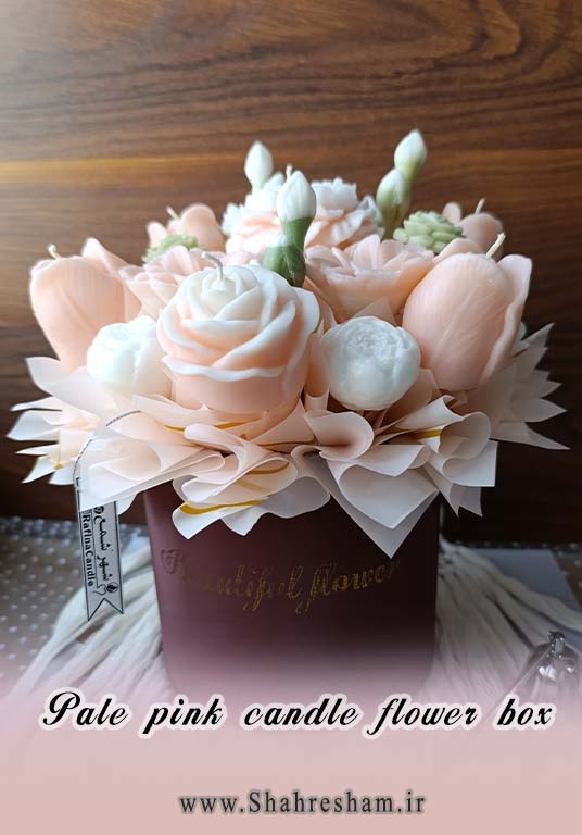 باکس گل شمعی گلبهی خاص