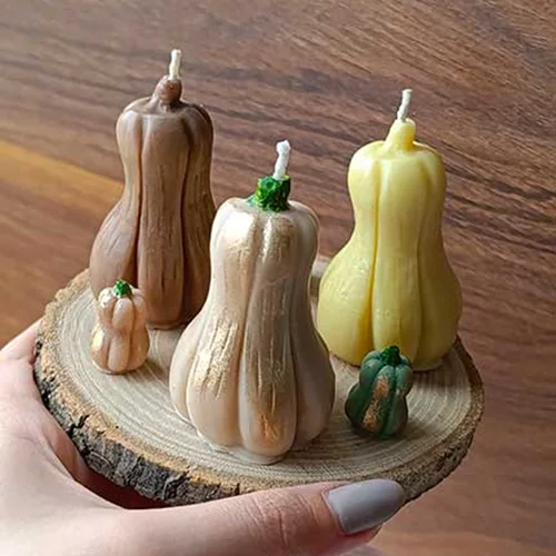 شمع کدو کوزه ای کوچک و بزرگ